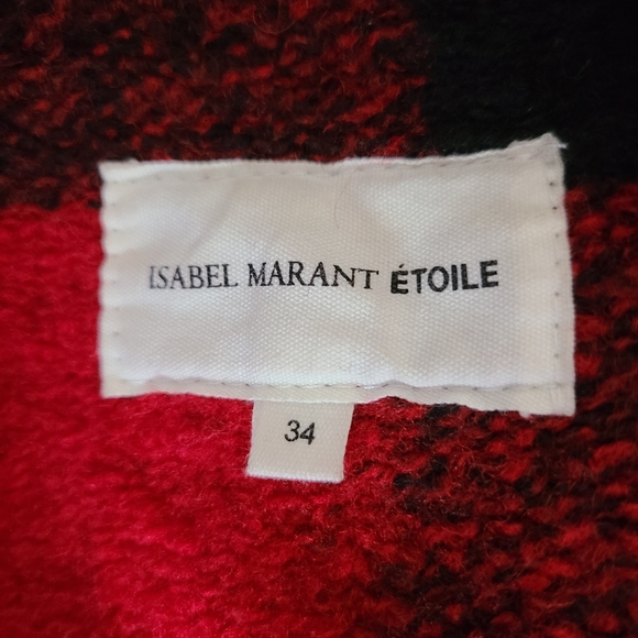 isabel marant gabriel lumberjack plaid jacket - Picture 9 of 12